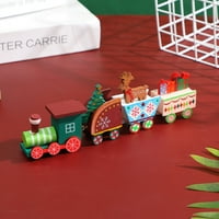 Tureclos veseli božićni drveni ormant ukras božićnog ukrasa poklon za djecu Novogodišnja Xmas Decor