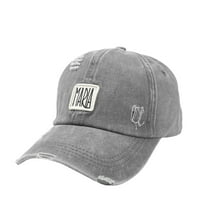 Heiheiup izvezeni slova šešir ženske mreže Hatspatch Preppy šešir retro bejzbol kapa za kamionsku kapu