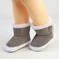 Vučene mane zimske cipele na otvorenom za bebe cipele Udobne meke jedine čizme modne tople babde pamučne