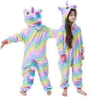Cocopeanut Kids Winter Pijamas Dječja panda za spavanje jednorog Kigurumi Onceries za dječake Djevojke