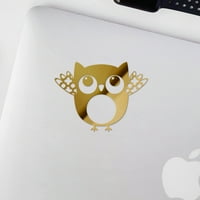 Prozirne naljepnice naljepnica Owl Premium vodootporne vinilne naljepnice za laptop telefon kaciga za