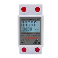 LEKE jednofazni elektronički vodič za elektronski mjerač LCD ekran Energy brojilo AC 220V 5- a