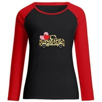 Juebong Love Duksert ljubavni džemper zaljubljeni poklon za njenu ljubav poklon ideja za žene Valentines
