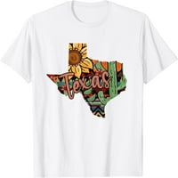 Slatka ljubav Texas State Cactus Sunflower majica