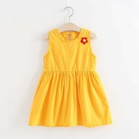 Fesfesfes Girls Proruska haljina Toddler Baby Girls haljina bez rukava Dress Dress Odjeća za djecu