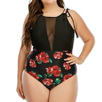 Ženski kupaći kostimi plus veličina cvjetni print casual kupaći kostimi za kupaće kostimi