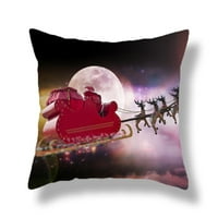 Verpetridure božićni jastuk jastuk jastuk jastuk veseli božićni božićni kauč na razvlačenje kućno dekor