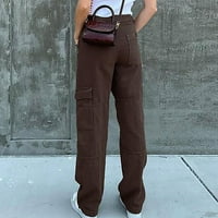 Teretne hlače Štednja Ahomtoey ženska ulična stil modni dizajn Sense Multi džepni kombinezons nacrtavanje