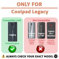 Talozna tanka futrola kompatibilna za CoolPad Legacy, Rainbow Color Hearts Ispis, Lagana, meka, SAD