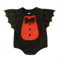 Toddler Baby Boys Girls Bundkin Party Bat Monster Soft Romask kombinezon sa krilnom odjećom Dječja odjeća