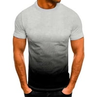 Giligiliso Clearence Mens Tops Ležerne prilike za muškarce Kratki rukav Ispis Okrugli izrez za majicu