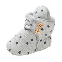 QXUTPO za bebe cipele zadesile toplu kuku i petlju plišane jeseni zimske cipele polka tačke cipele veličine