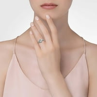 Prsten nakit pozlaćeni u boji Ljubavni prsten Jednostavni okrugli kameni prsten