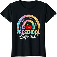 Predškolska sastava Rainbow Povratak na školsku učiteljicu Djevojke Dječačka majica