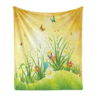 Chrysanthemum pokrivač tratinčica naivne daisy cvijeće bacajte krevet za krevet ugodne lagane tople