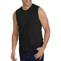 Kpoplk Termperi za vježbanje za muškarce, Muška teretana Y Tank Tern The Top Bodybuilding Workout Fitness Vest Black, XL