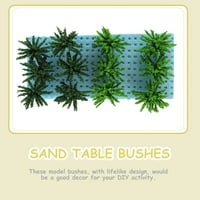 Kutije Peščana stola grmlje Građevinski model Goshes Micro-Pejzažni DIY materijal