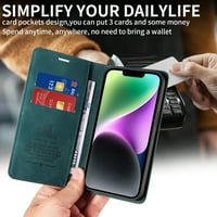 za Samsung Galaxy S ultra novčanik s blokiranjem RFID-a, PU kožnim flip-kamci za nošenje karata RFID