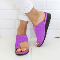 Lydiaunistar Žene Dression Comfy platforme casual cipele Ljetna plaža Plutna papučica Flip flops ljubičasta