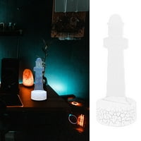 Rosarivae set akril noćni lagani svjetionik šarena svjetiljka praktična LED lampica