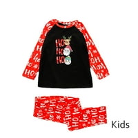 Dame muški božićni vilk pidžama porodica djeca dječja dječja utakmica Xmas Sleep odjeća PJS setovi