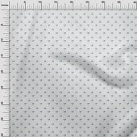 Onuone viskoznog dresa srednje plave tkanine Dijamantna oblika mala DIY odjeća prekriva tkanina za ispis tkanine sa širokim dvorištem