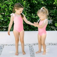 Lilgiuy dječji djeca otvorena kupaći kostim kupaćim kostima bez rukava bez rukava za ljeto
