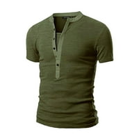 Zuwimk T majice za muškarce Grafički, muški pamučni posadni majica kratkih rukava zelena, m