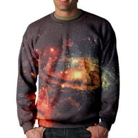 Muška majica s dugim rukavima majica Ležerne prilike za ispis Labavi modni grafički vrhovi TEE Duks pulover