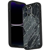 Kompatibilan sa iPhone Pro telefonom, tamnom mramornim silikonskim zaštitom za teen Girl Boy Case za