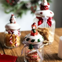 Božićni bombonski štitnik za djecu - Santa Snowman Ornament Storage kutija za odlaganje, favorizirana