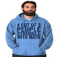van borbe matematičke nerd humor hoodie dukserice žene muškarci brisko brendovi l