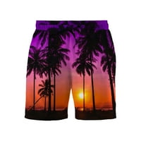 Cuoff Hawaiian Odjeća za odmor Muške tiskane kratke hlače Nova tropska havajska plaža modne prozračne