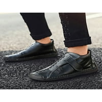 Tenmi muški čizme Poslovne casual cipele kožne čizme za gležnjeve stanovi haljina cipele muškarci Neklizajući
