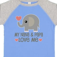 Inktastic moja Nana i tata volim mi poklon mališani dječak ili majica za djevojčicu toddlera