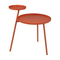 Privilegijski metalni stol, narandžasta