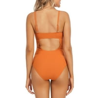 Bikini set za žene novo modno spajanje kupaćim kostim modnim klizanjem kostim kostim