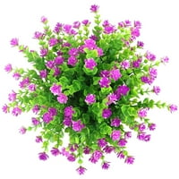 Pompotops paketi Umjetno lavanda cvijeće Vanjsko lažno cvijeće UV otporno na UV otporne na BEZ Fau plastične