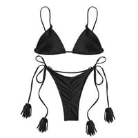 Huaai kupaći kostimi Bikini Ženski visoko struk Bikini Push up Bikinis Print kupaći kostimi ženski kupaći