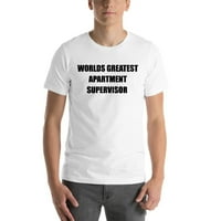 Najveći svjetski apartman Supervizor kratkih rukava pamučna majica od nedefiniranih poklona