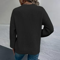 Ženski džemperi i kardigani ispisane odjeću topla zimska odjeća Udoban džemper Fuzzy Fleece duge jakne