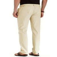 Prednjeg swalk muns hlače Poslovne radne hlače ravno nogu pantne elastične struine pantalone na papir
