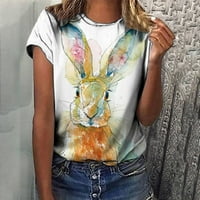 Ženski vrhovi smiješni prinde labav fit tee bluza za ispis majica majica