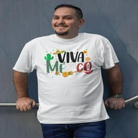 Majica Viva Mexico Men -sMartprints dizajni, muški veliki