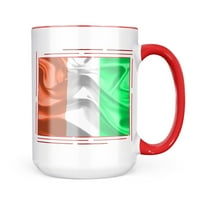 Neonblond Obala Slonovače 3D zastava Poklon za ljubitelje čaja za kavu