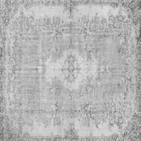 Ahgly Company Zatvorena okrugla Perzijski sivi boemski prostirke, 8 'krug