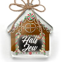 Ornament tiskan jednostrana cvjetna pogranična polovica Židova Božić Neonblond