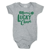 Baby mamas sretni šarm smiješan zeleni shamrock Saint Patricks Dan novorođenčadi - mjeseci