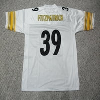 Neigned Minkah Fitzpatrick Jersey Pittsburgh Prilagođeni bijeli fudbal New Nema marki Logos Veličine
