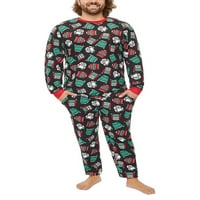 Porodična podudaranje pidžama postavljena božićna roditelj-dijete odjeće xmas majica za spavanje